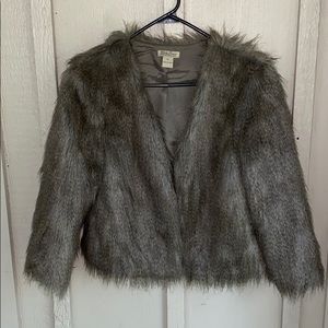 Lucky brand faux fur jacket